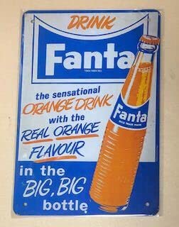 Amazon.co.jp: Fanta ファンタ ③ 昭和 レトロ ブリキ看板 : 文房具